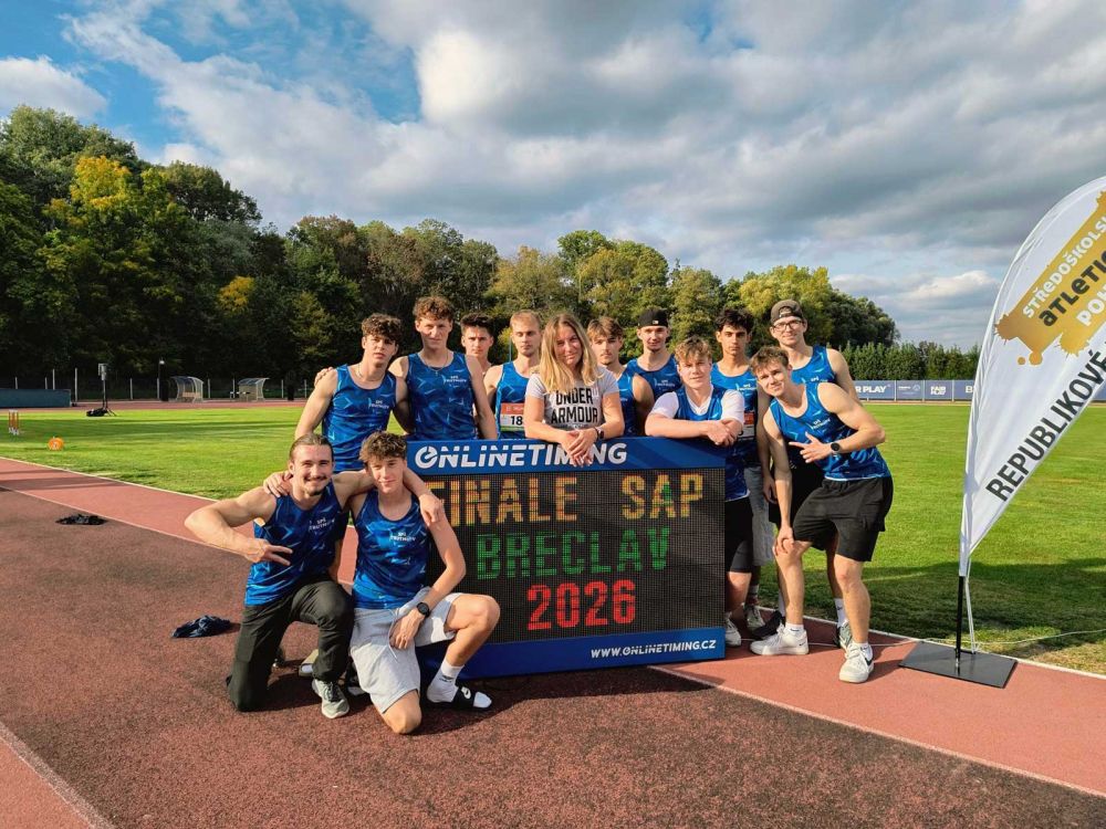 Vybojovali jsme 6. místo v republikovém finále Středoškolského atletického poháru v atletice-1