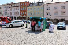 Prezentace SPŠ Trutnov na oslavách 25. výročí elektroprůmyslu v Trutnově