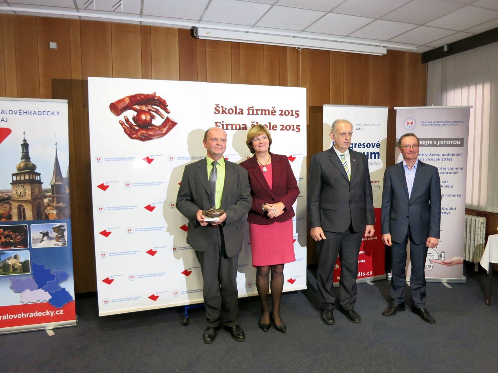Mimořádné ocenění za příkladnou spolupráci školy a zaměstnavatelů