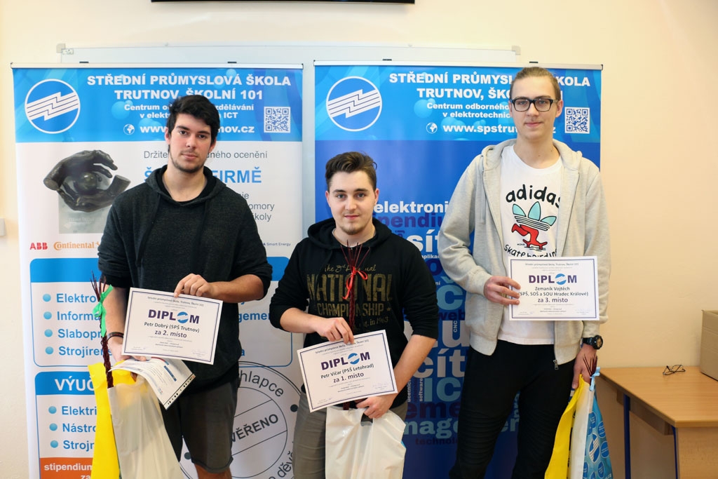 Úspěch elektrikářů ze SPŠ Trutnov