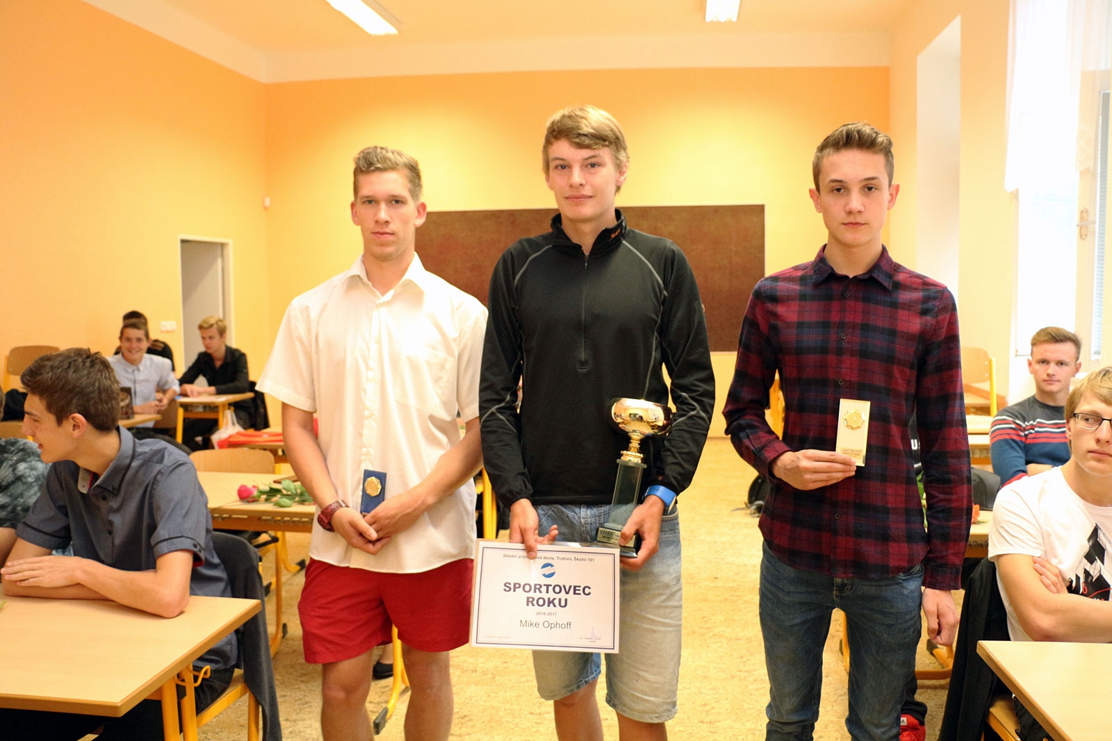 Nejlepším sportovcem roku se stal Mike Ophoff