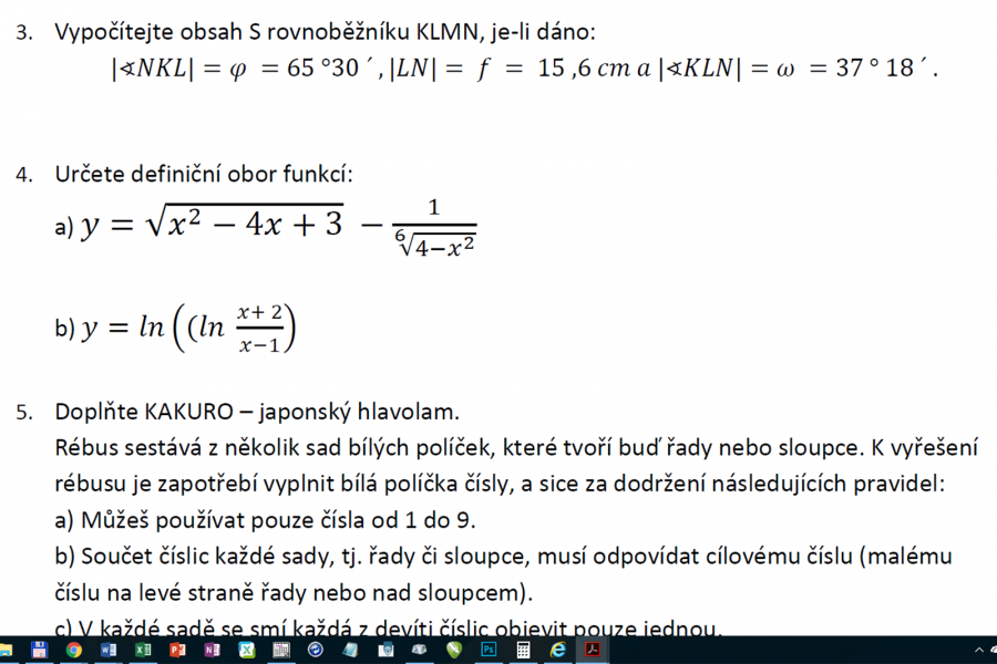 Celostátní matematická soutěž 2021/2022