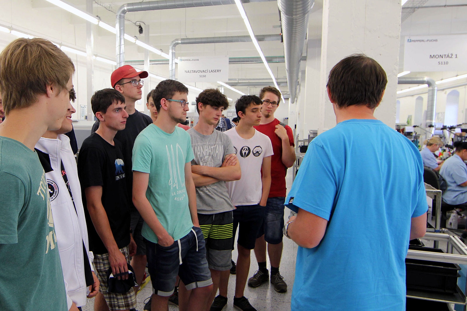 Exkurze do firmy Pepperl &amp; Fuchs Manufacturing
