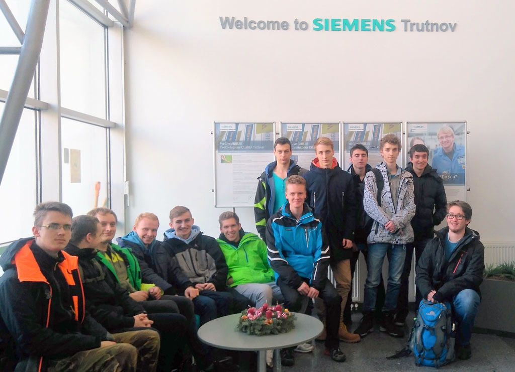 Exkurze ve společnosti Siemens s.r.o., Trutnov