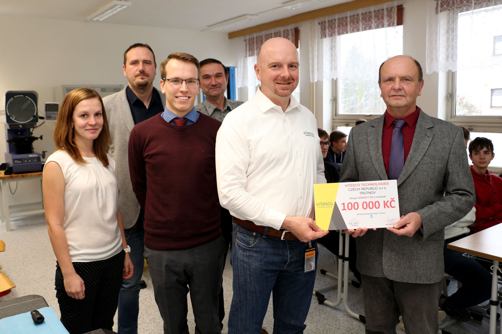 On-line setkání žáků školy se společností Vitesco Technologies s.r.o. Trutnov