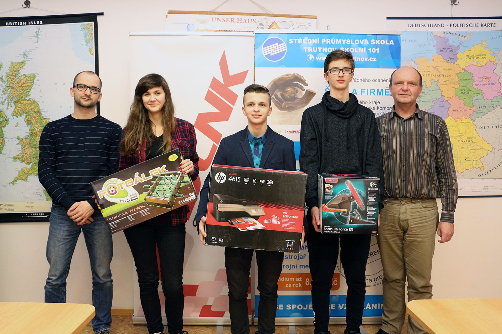 Slavnostní předání cen výhercům soutěže „Poznej SPŠ Trutnov 2016“