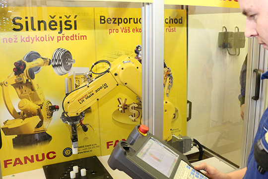 Robotické pracoviště Fanuc