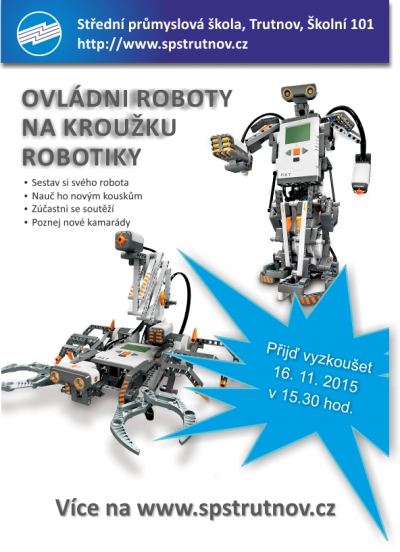 Kroužek robotiky pro žáky ZŠ pokračuje!