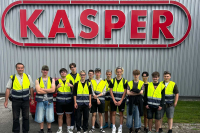 Strojaři na exkurzi ve společnosti Kasper kovo