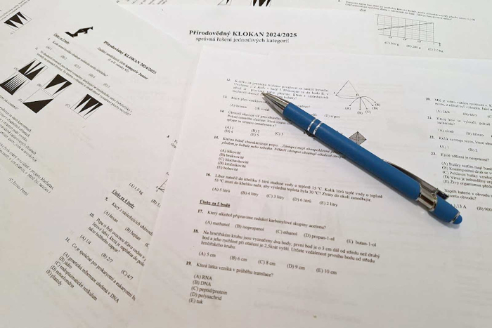 2. místo v okrese v soutěži Přírodovědný klokan