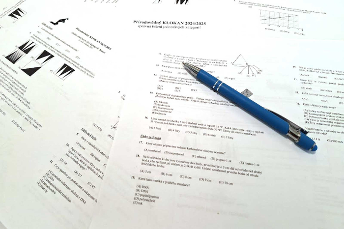 Přírodovědný klokan 2024 - školní kolo