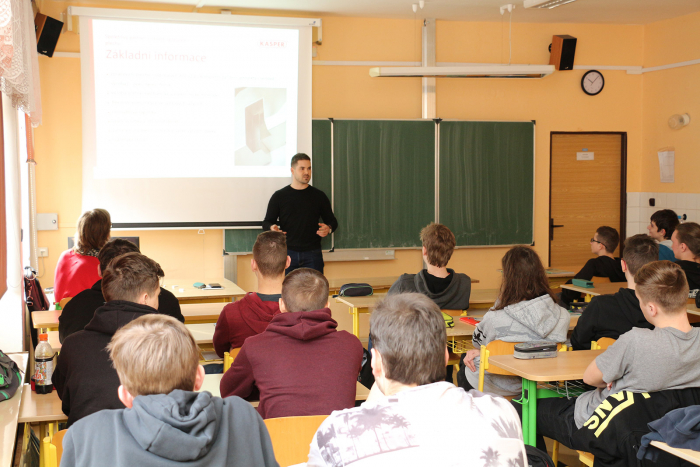 Návštěva zástupce firmy KASPER KOVO s.r.o.