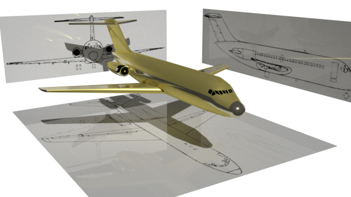 Douglas DC-9 odlétá
