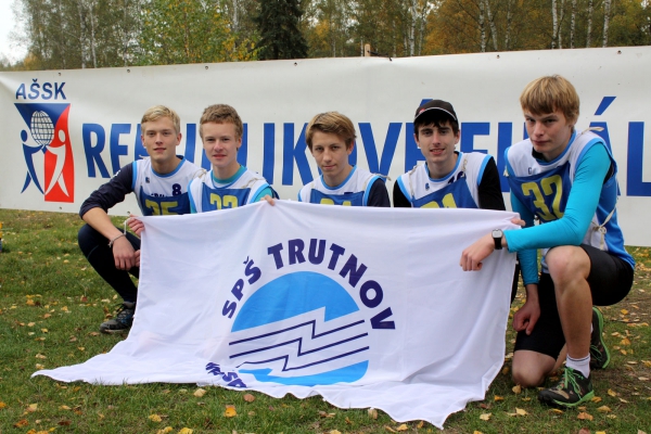 Družstvo běžců SPŠ Trutnov